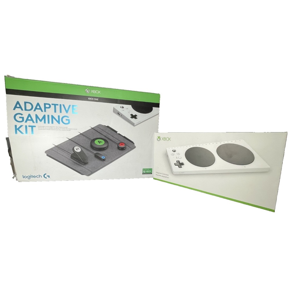 Xbox One Adaptive Controller + Adaptive Gaming Kit Bundle